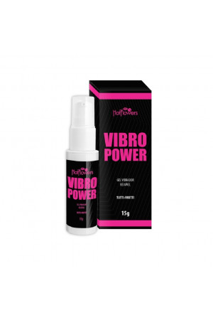 Гель жидкий вибратор Vibro Power со вкусом тутти-фрутти 15 г  HC747