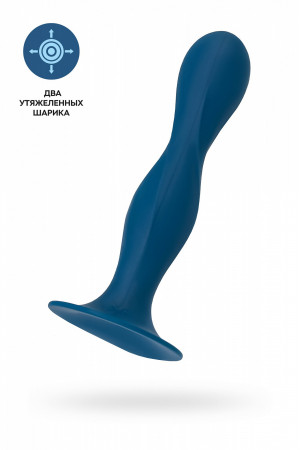 Фаллоимитатор Satisfyer Double Ball-R синий 16,5 см J1520-1