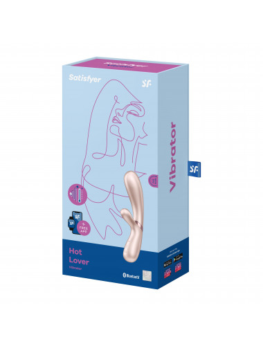 Многопрограммный вибратор satisfyer hot lover rabbit с функцией нагрева