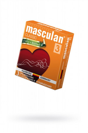 Презервативы masculan classic 3 с колечками и пупырышками 3 шт