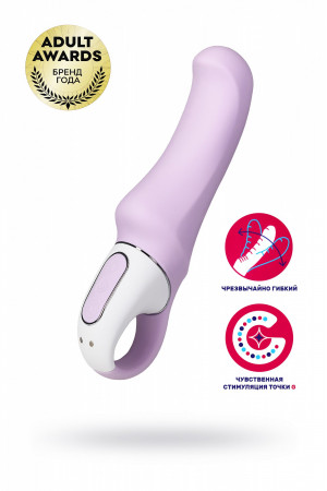 Вибратор Satisfyer Vibes Charming Smile силикон фиолетовый 18,7 см EE73-827-1017