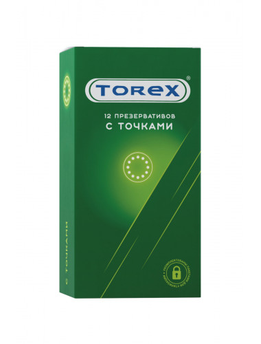 Презервативы точечные torex №12