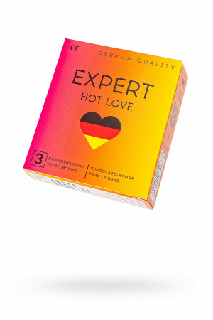 Презервативы Expert Hot Love с разогревающим эффектом №3 908/1