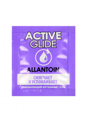 Увлажняющий интимный гель active glide allantoin 3 г