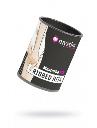 Мастурбатор mystim ribbed ritay белый 4,5 см