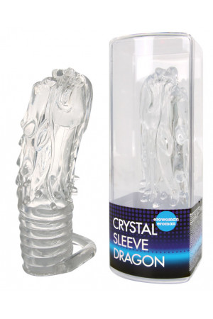 Насадка закрытая в форме дракона crystal sleeve dragon 13,5 см