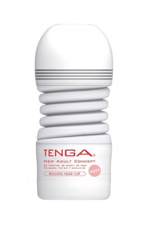 Мастурбатор Tenga Rolling Head Cup Gentle Вращающаяся Головка белый TOC-203S